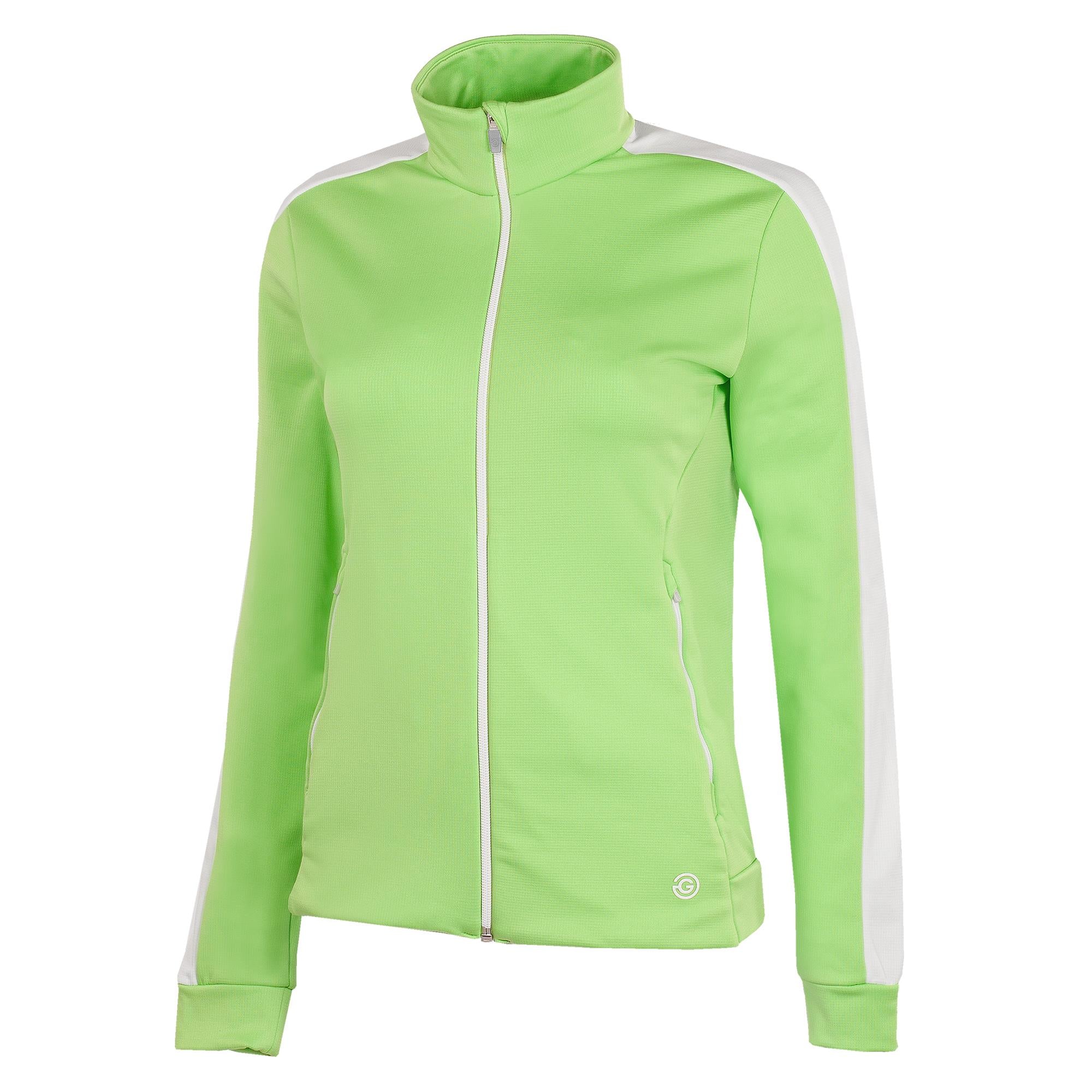 Galvin Green Dixie Insula Ladies Golf Mid Layer Fresh Green/White